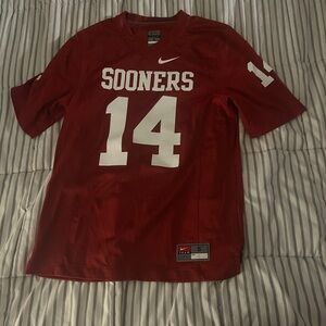 Nike Red Team Jersey OKLAHOMA SOONERS FOOTBALL JERSEY